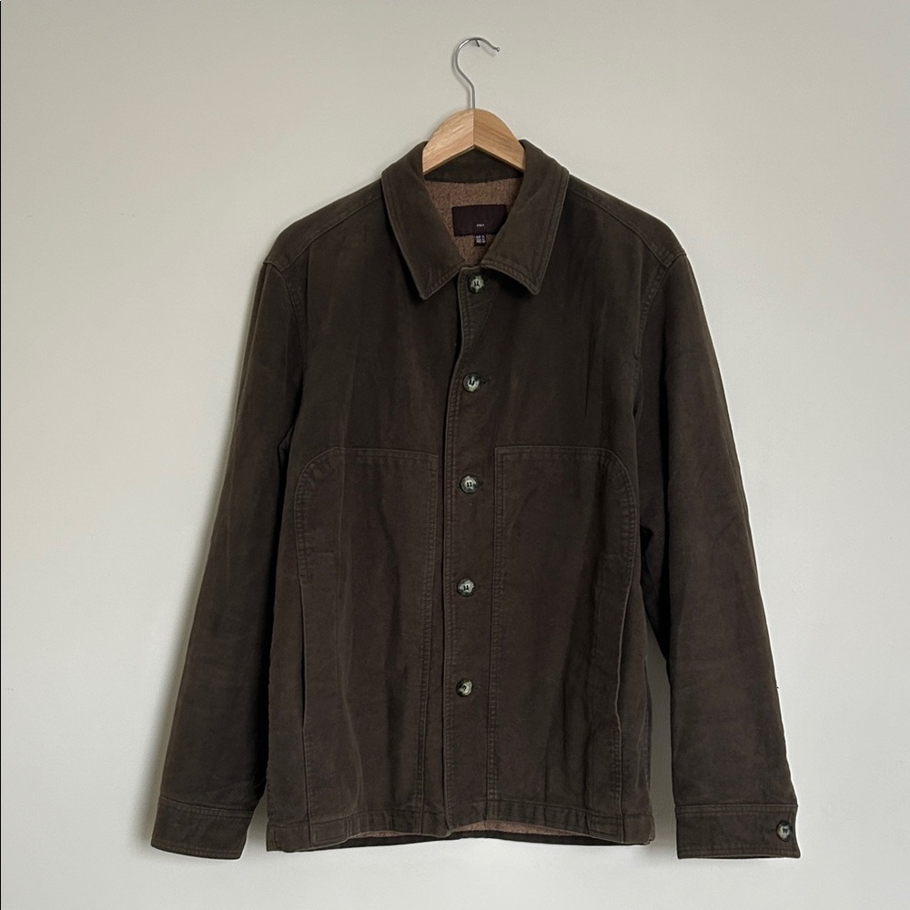 Zara Men's Olive Green Work Jacket